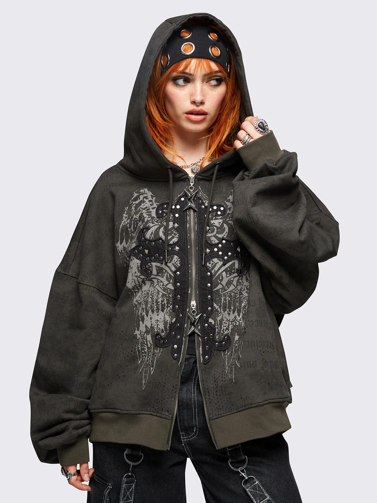 Cursed Zip Up Hoodie