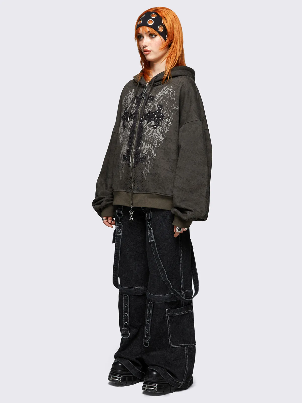 Cursed Zip Up Hoodie