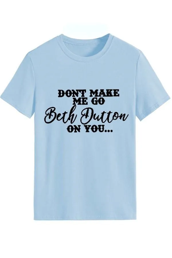 Custom Print Cotton T-shirt