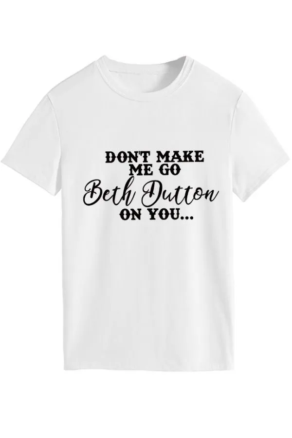 Custom Print Cotton T-shirt