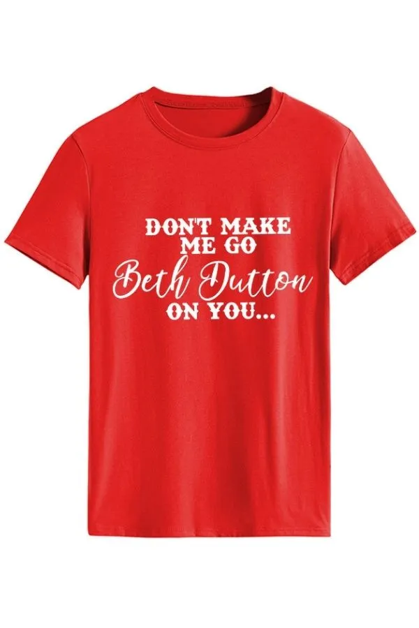 Custom Print Cotton T-shirt