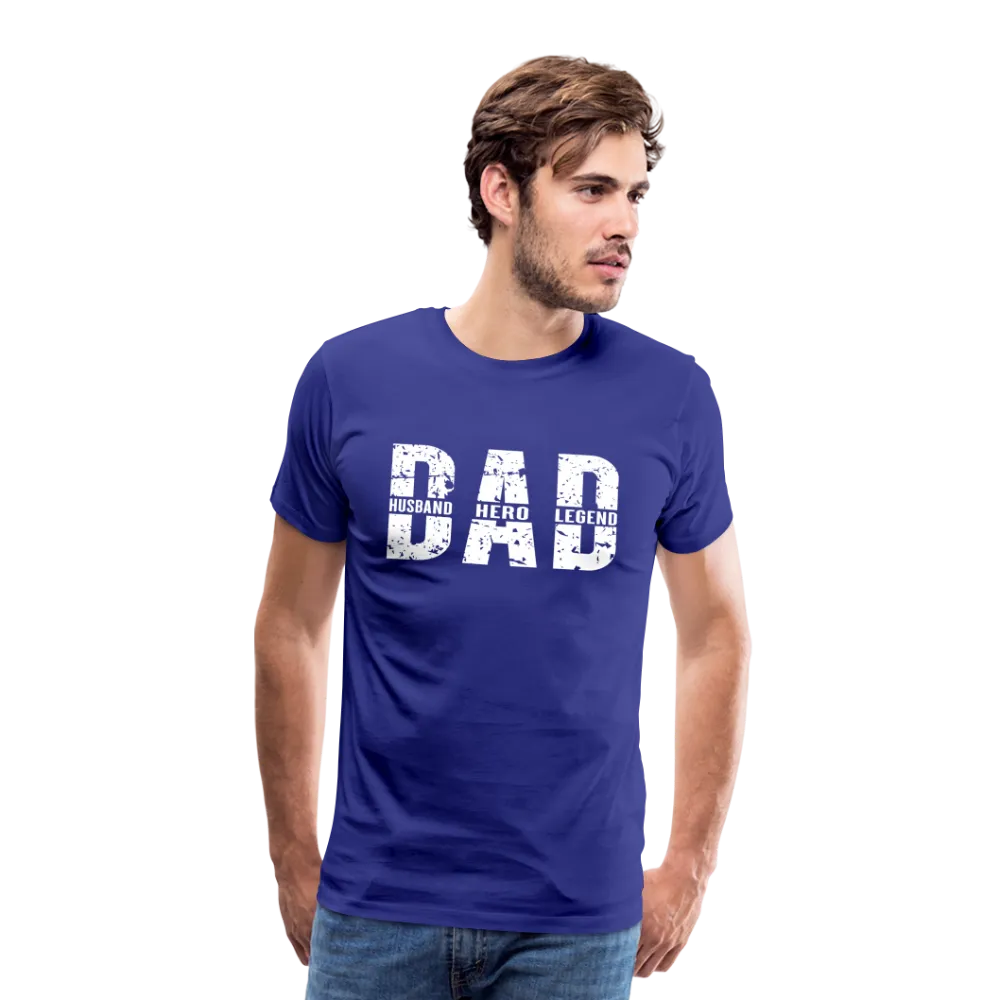 Dad Husband Hero Legend Men's Premium T-Shirt (CK0001)