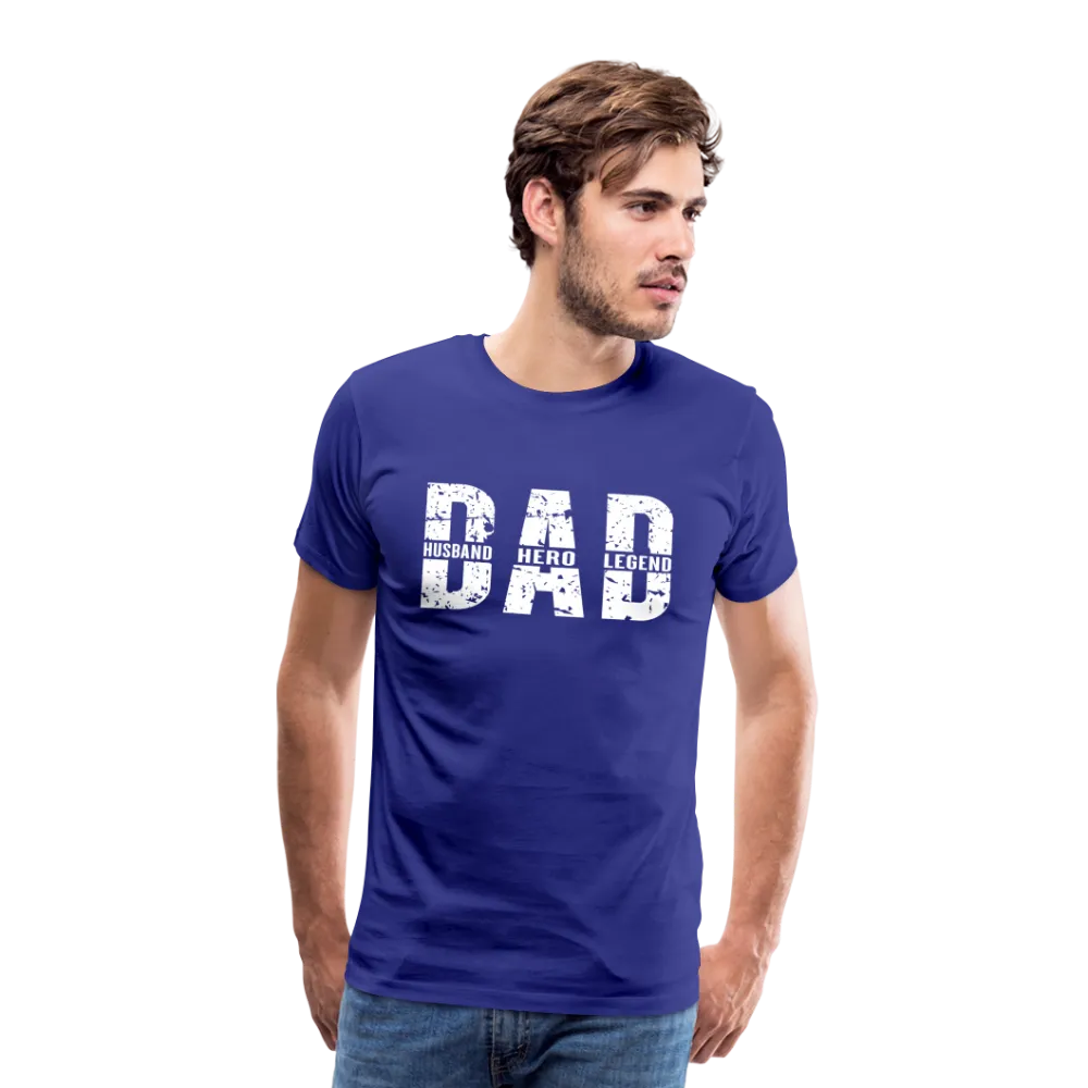 Dad Husband Hero Legend Men's Premium T-Shirt (CK0001)