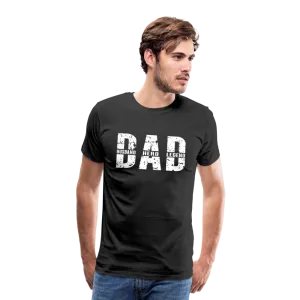 Dad Husband Hero Legend Men's Premium T-Shirt (CK0001)