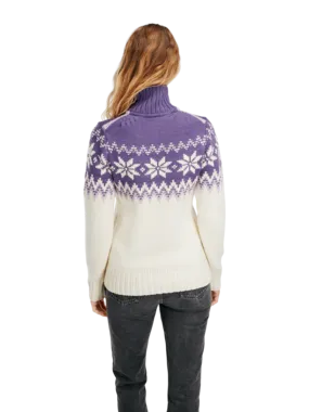Dale of Norway | Myking Fem Sweater | Women's | Dark Purple/Purple/Off White