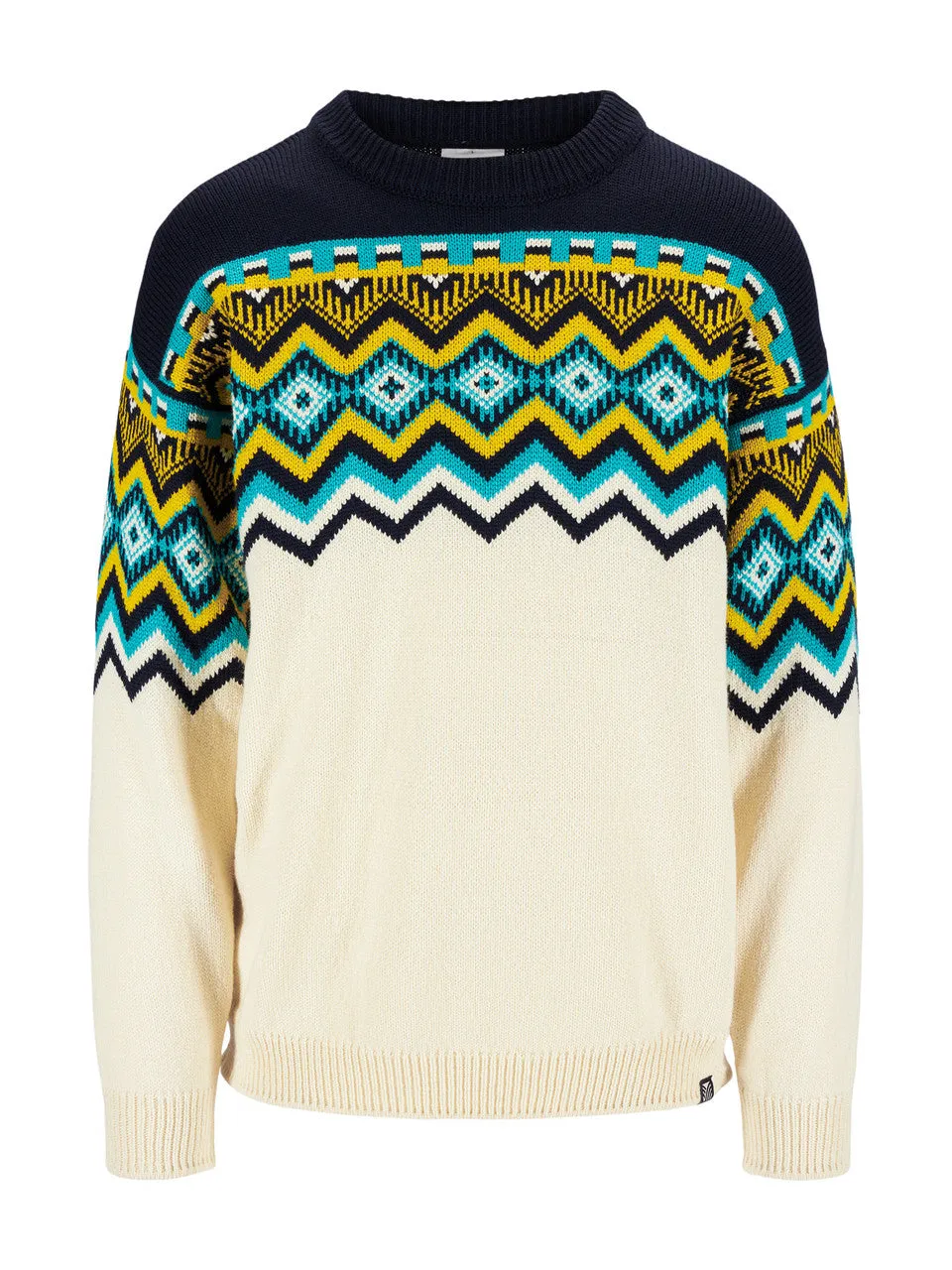 Dale of Norway | Randaberg Sweater | Women's | Off White/Navy/Peacock