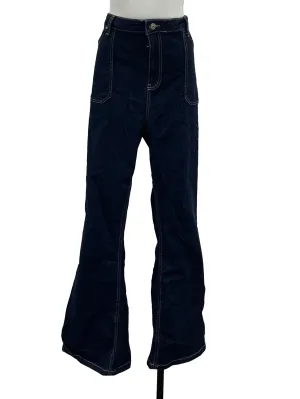 Dark Denim Straight Leg Jeans