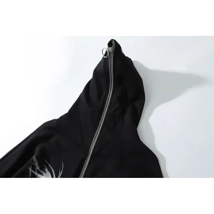 Dark Thoughts Hoodies for a Cozy Y2K Vibe