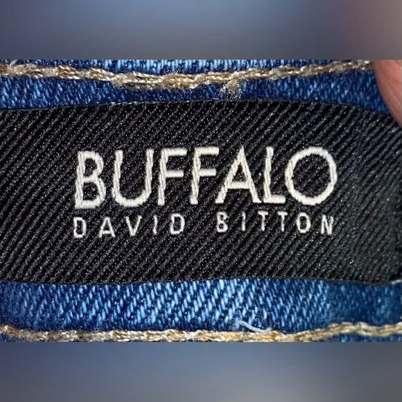 DAVID BITTON BUFFALO HIGH RISE STRAIGHT COMFORT STRECH FLORAL JEANS SIZE 29