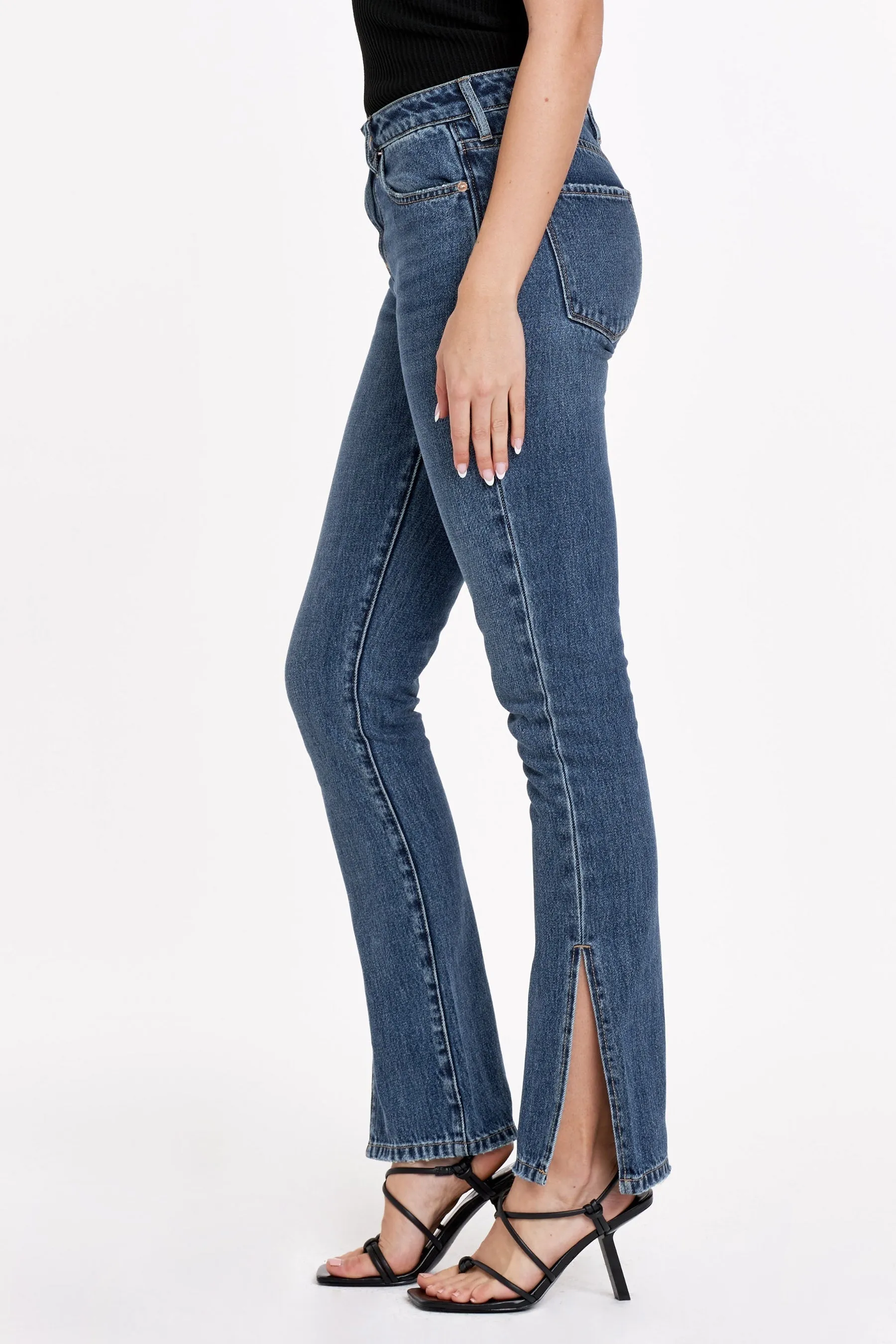 Dear John | Blaire High Rise Slim Straight Denim {Romeland}