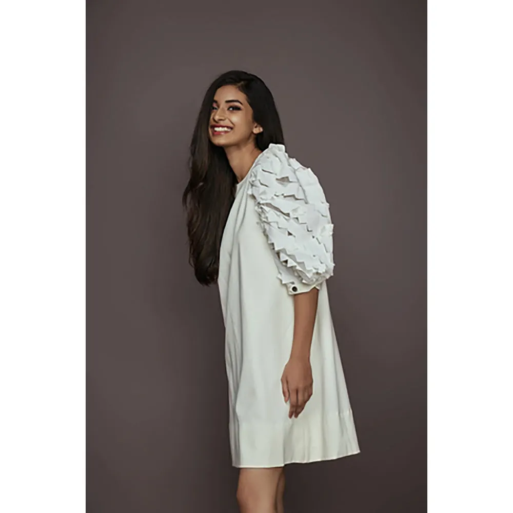 Deepika Arora Shift Dress - White