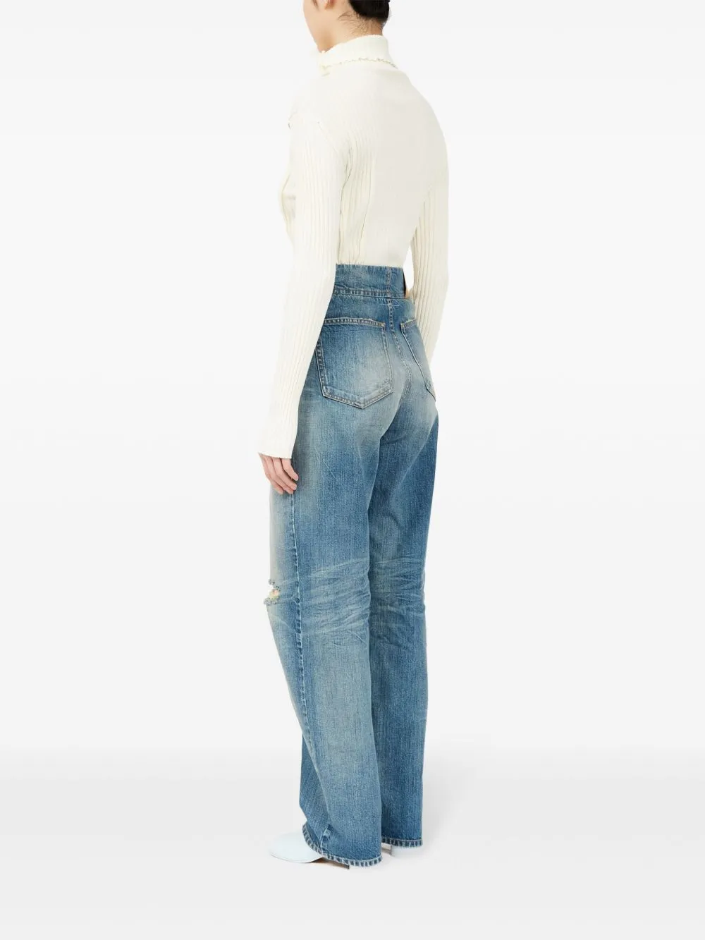 Denim cotton jeans