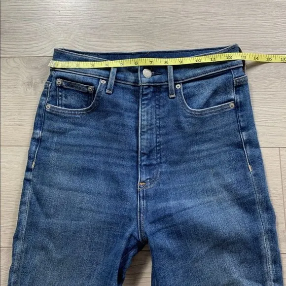 Denim Forum The Lola High Rise Skinny Ankle Jeans