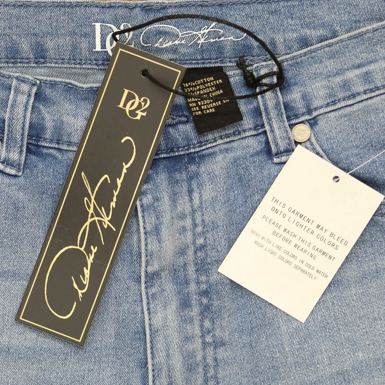 DG2 by Diane Gilman Women's Painted Floral Skinny Ankle Jeans