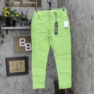 DG2 by Diane Gilman Womens Virtual Stretch Skinny Jean 655140 Green 12