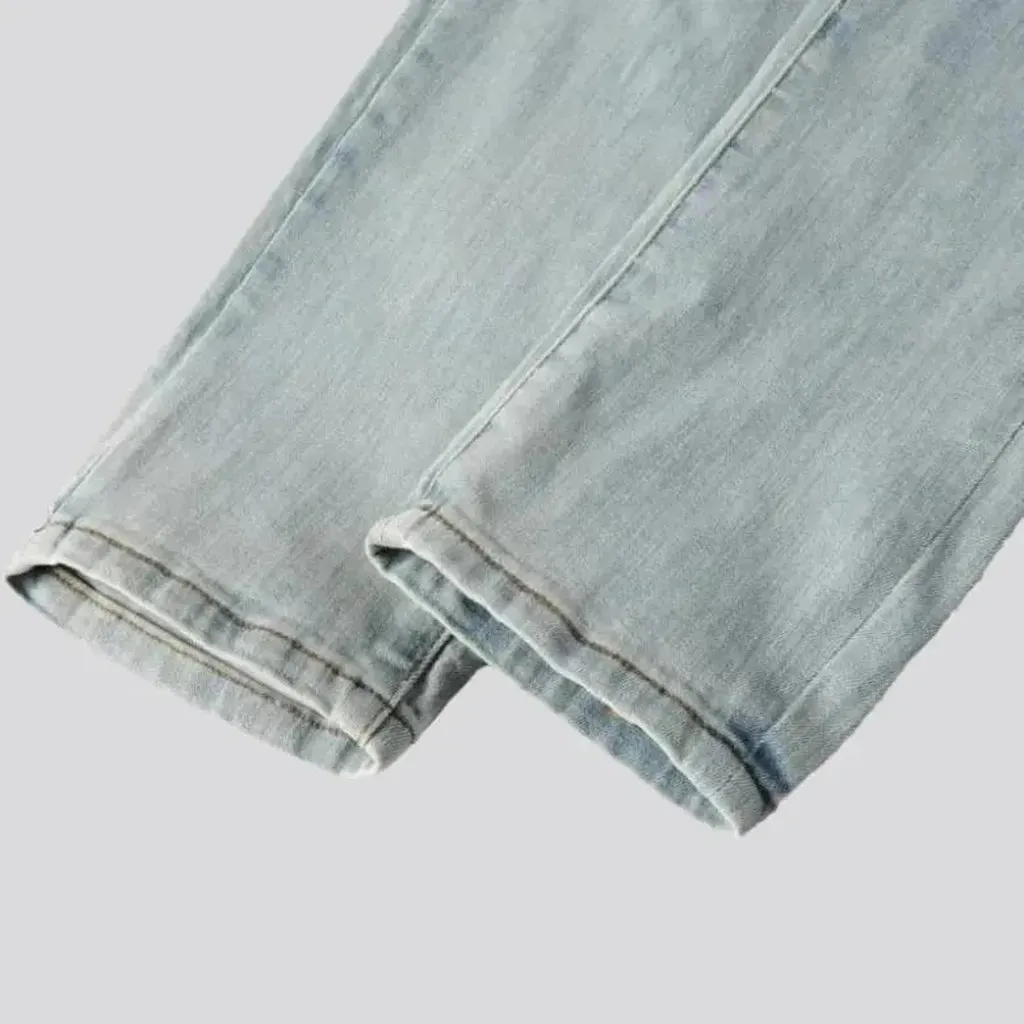 Distressed skinny jeans for men