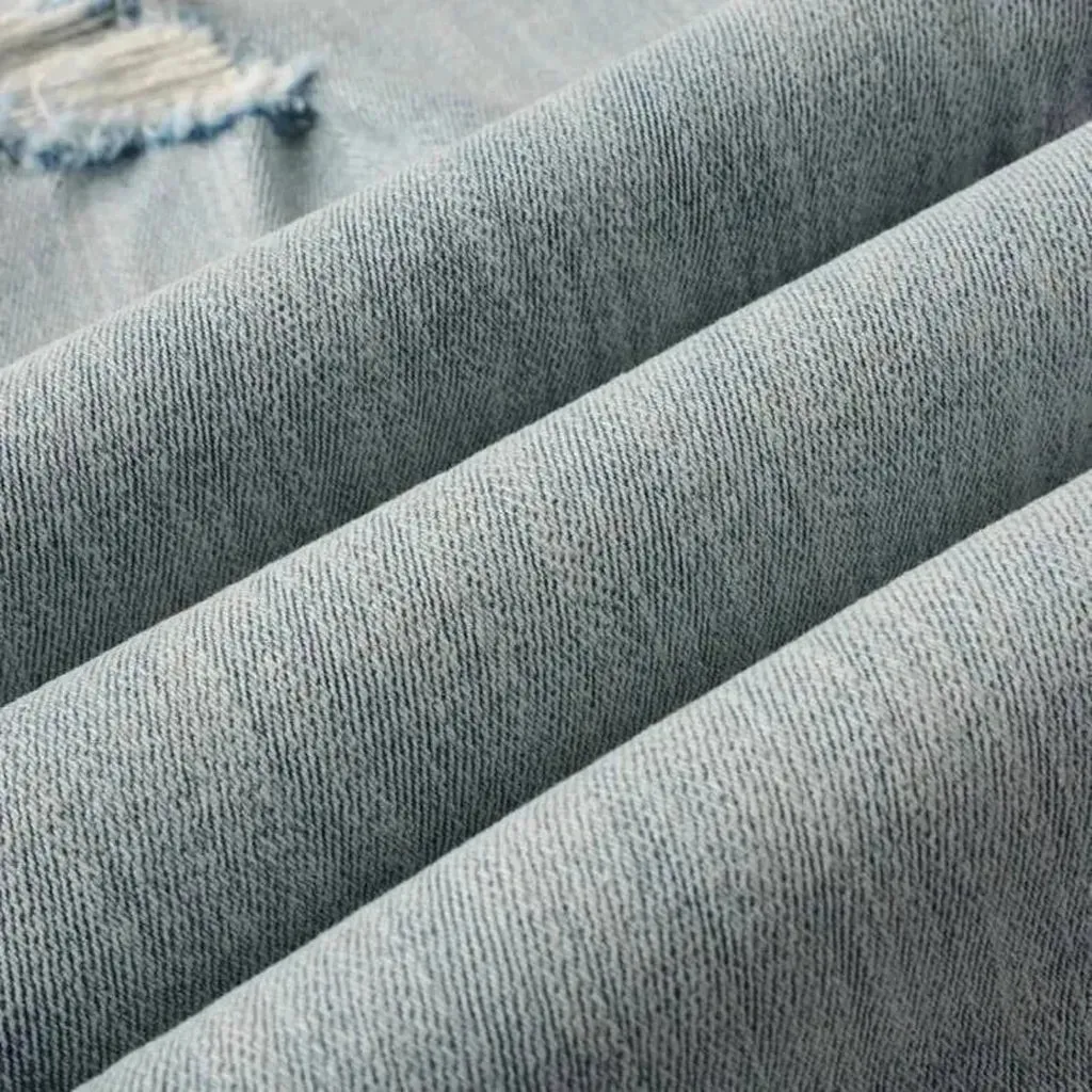Distressed skinny jeans for men