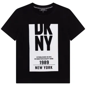 DKNY Black Graphic T-Shirt
