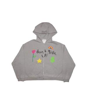 Don't Give Up Zip Up Hoodie