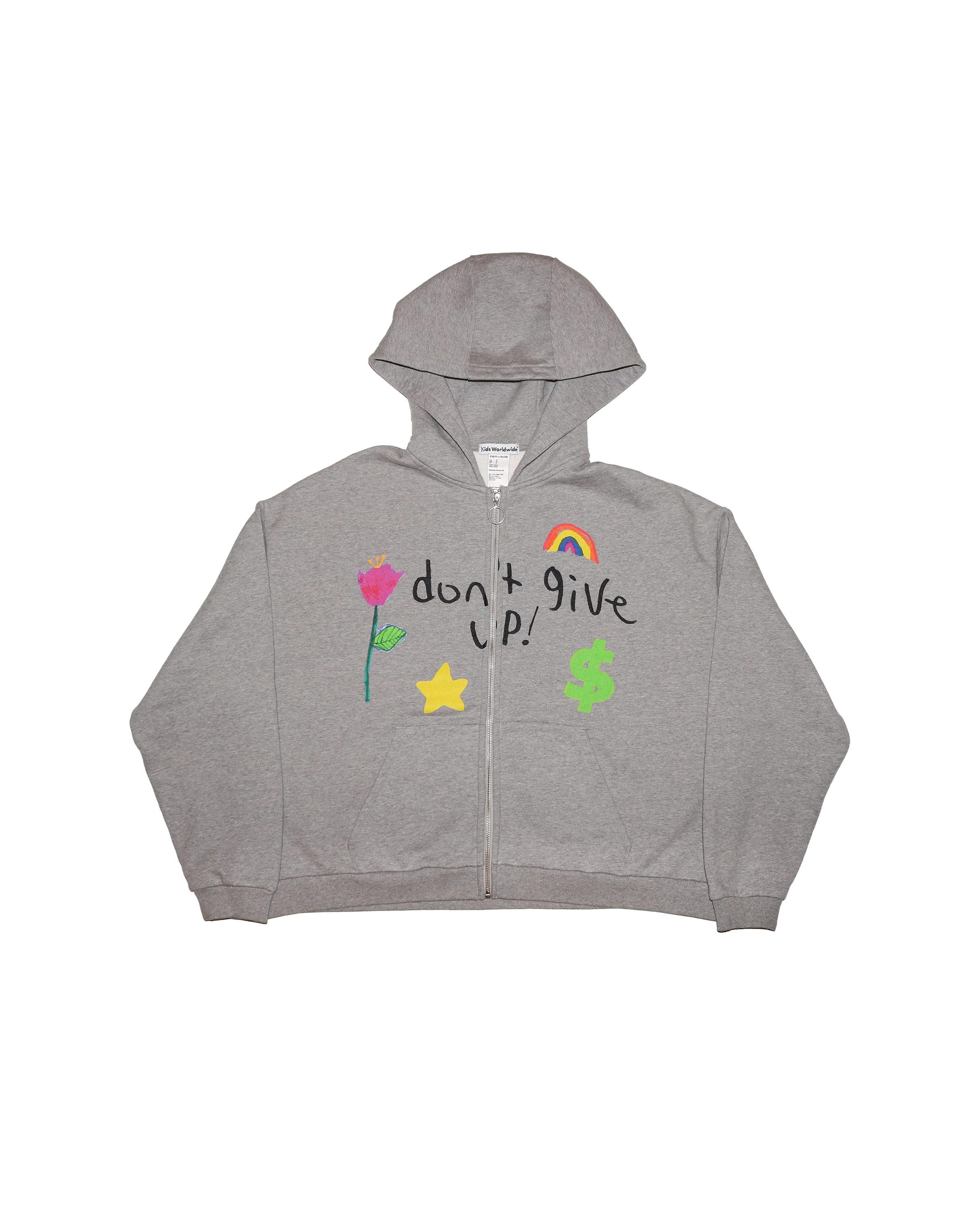 Don't Give Up Zip Up Hoodie