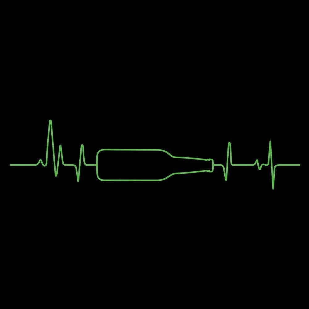Drinking EKG T-Shirt - Black