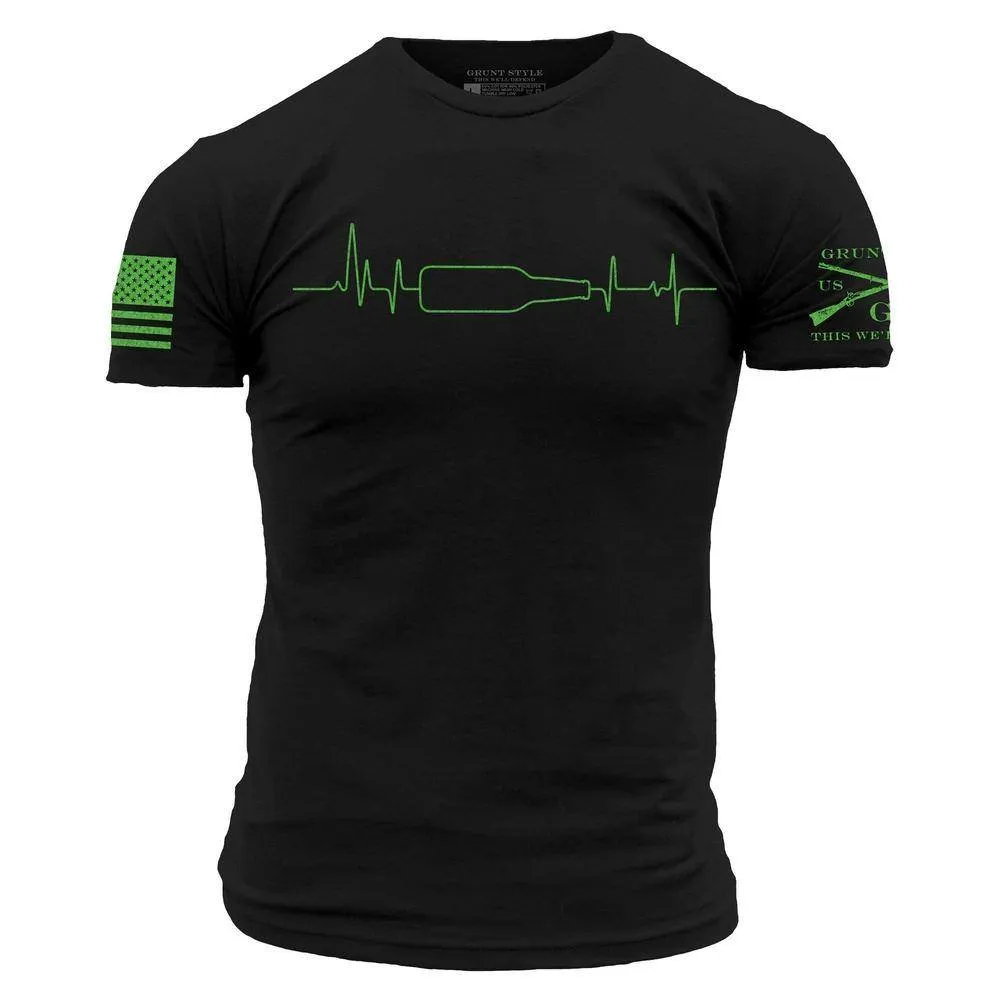 Drinking EKG T-Shirt - Black