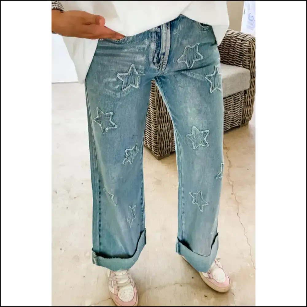 Dusk Blue Star Jeans: Straight Leg to Stardom, Baby! ?👖 Needful Things