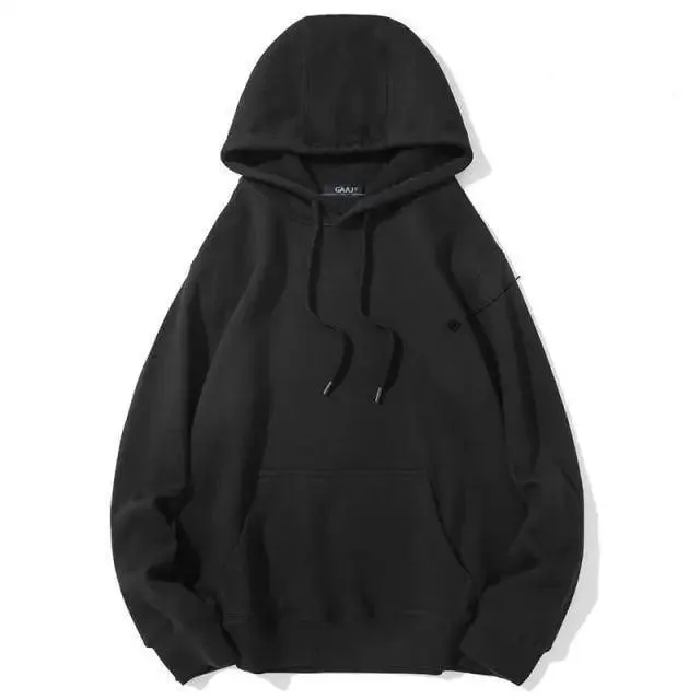 Elegant Hoodie Women High Quality Cotton Hoodies Sweatshirts Thick Fleece Winter Autumn Oversized Warm Hooded Sweatshirt Woman Men's Fleece Hoodies Hip Hop Solid Color Style Autumn Hooded Sweatshirts