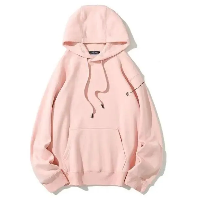Elegant Hoodie Women High Quality Cotton Hoodies Sweatshirts Thick Fleece Winter Autumn Oversized Warm Hooded Sweatshirt Woman Men's Fleece Hoodies Hip Hop Solid Color Style Autumn Hooded Sweatshirts
