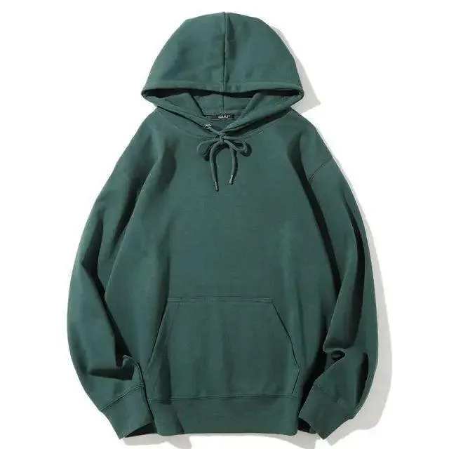 Elegant Hoodie Women High Quality Cotton Hoodies Sweatshirts Thick Fleece Winter Autumn Oversized Warm Hooded Sweatshirt Woman Men's Fleece Hoodies Hip Hop Solid Color Style Autumn Hooded Sweatshirts