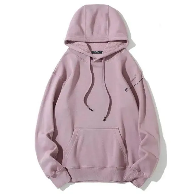Elegant Hoodie Women High Quality Cotton Hoodies Sweatshirts Thick Fleece Winter Autumn Oversized Warm Hooded Sweatshirt Woman Men's Fleece Hoodies Hip Hop Solid Color Style Autumn Hooded Sweatshirts