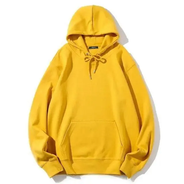 Elegant Hoodie Women High Quality Cotton Hoodies Sweatshirts Thick Fleece Winter Autumn Oversized Warm Hooded Sweatshirt Woman Men's Fleece Hoodies Hip Hop Solid Color Style Autumn Hooded Sweatshirts