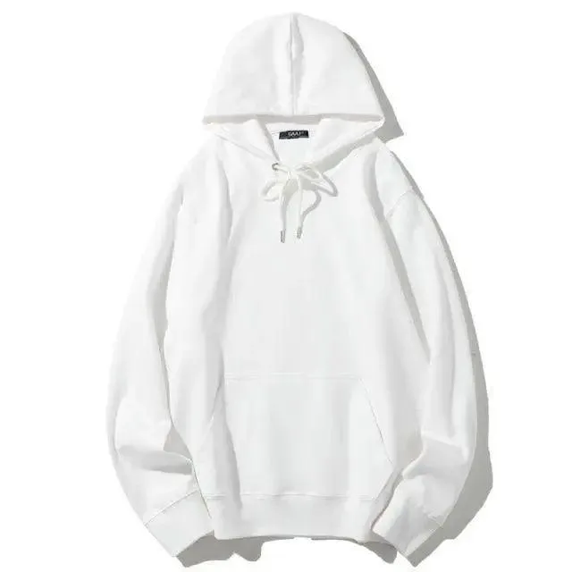 Elegant Hoodie Women High Quality Cotton Hoodies Sweatshirts Thick Fleece Winter Autumn Oversized Warm Hooded Sweatshirt Woman Men's Fleece Hoodies Hip Hop Solid Color Style Autumn Hooded Sweatshirts