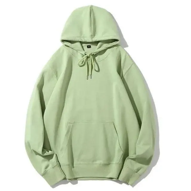 Elegant Hoodie Women High Quality Cotton Hoodies Sweatshirts Thick Fleece Winter Autumn Oversized Warm Hooded Sweatshirt Woman Men's Fleece Hoodies Hip Hop Solid Color Style Autumn Hooded Sweatshirts