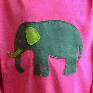 Elephant Long Sleeved T-shirt - Pink