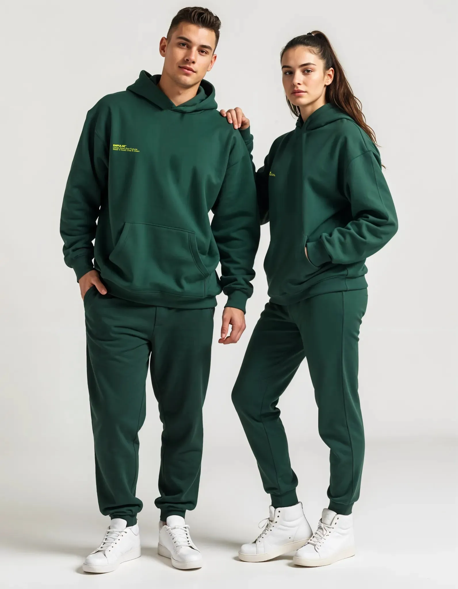 Empulse™ DNA Oversized Hoodie - Forest Green