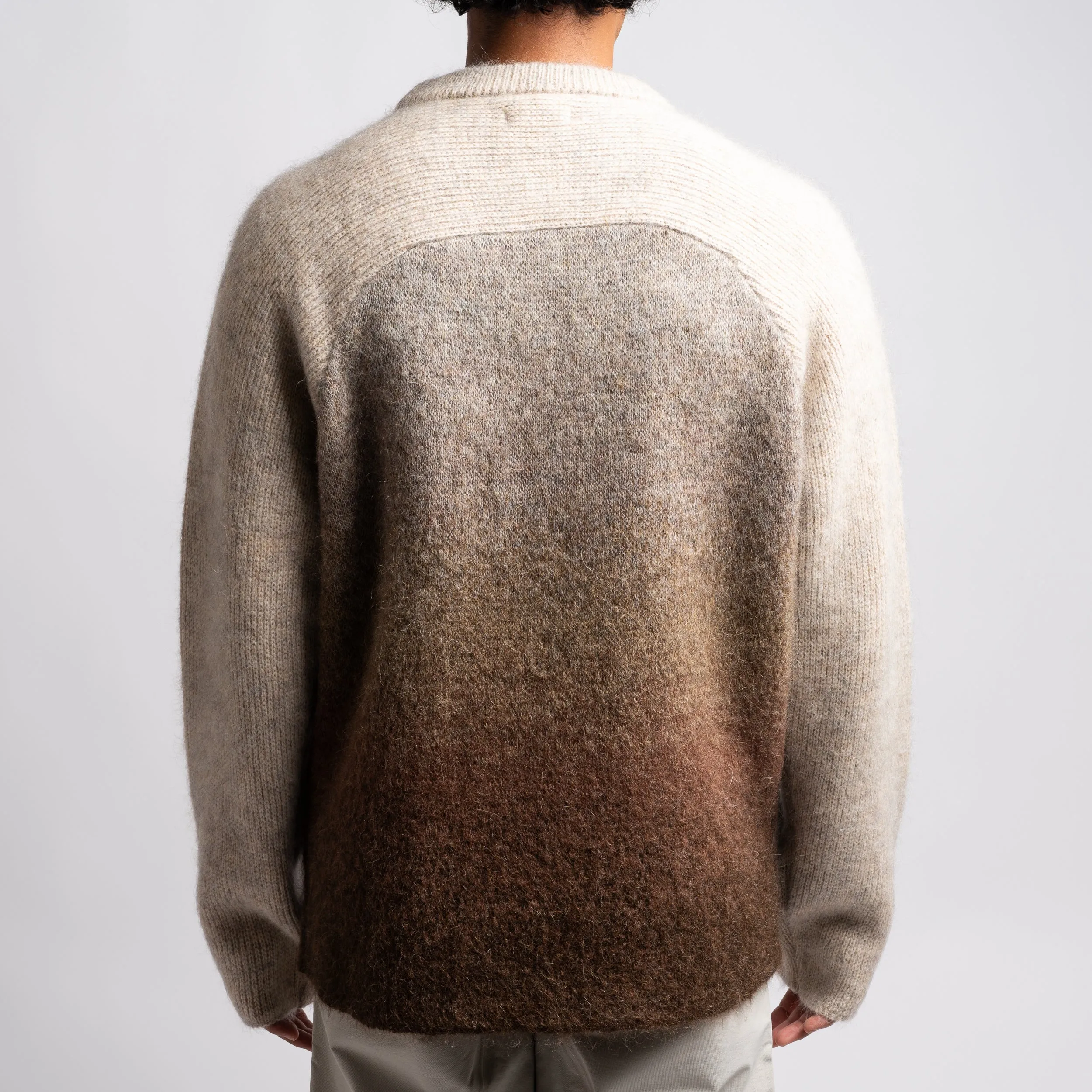 ERL Gradient Rainbow Sweater Knit ERL07N201 Brown