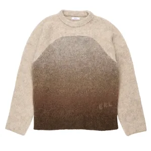 ERL Gradient Rainbow Sweater Knit ERL07N201 Brown