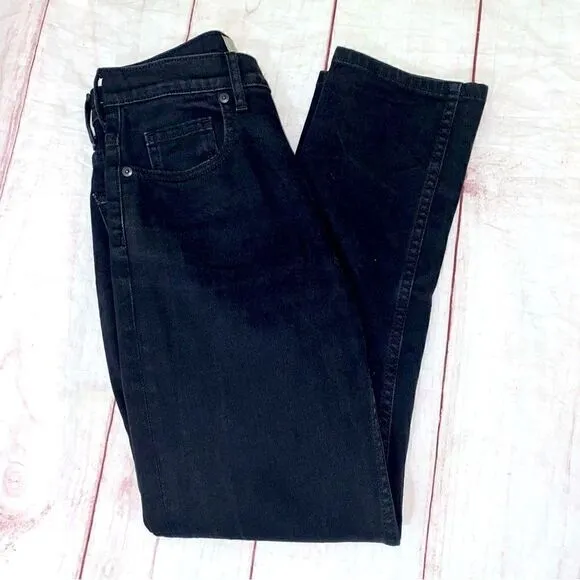 Everlane | Women's | High Rise | Straight | Ankle | Jeans | Black | Size 25