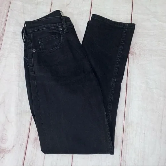 Everlane | Women's | High Rise | Straight | Ankle | Jeans | Black | Size 25