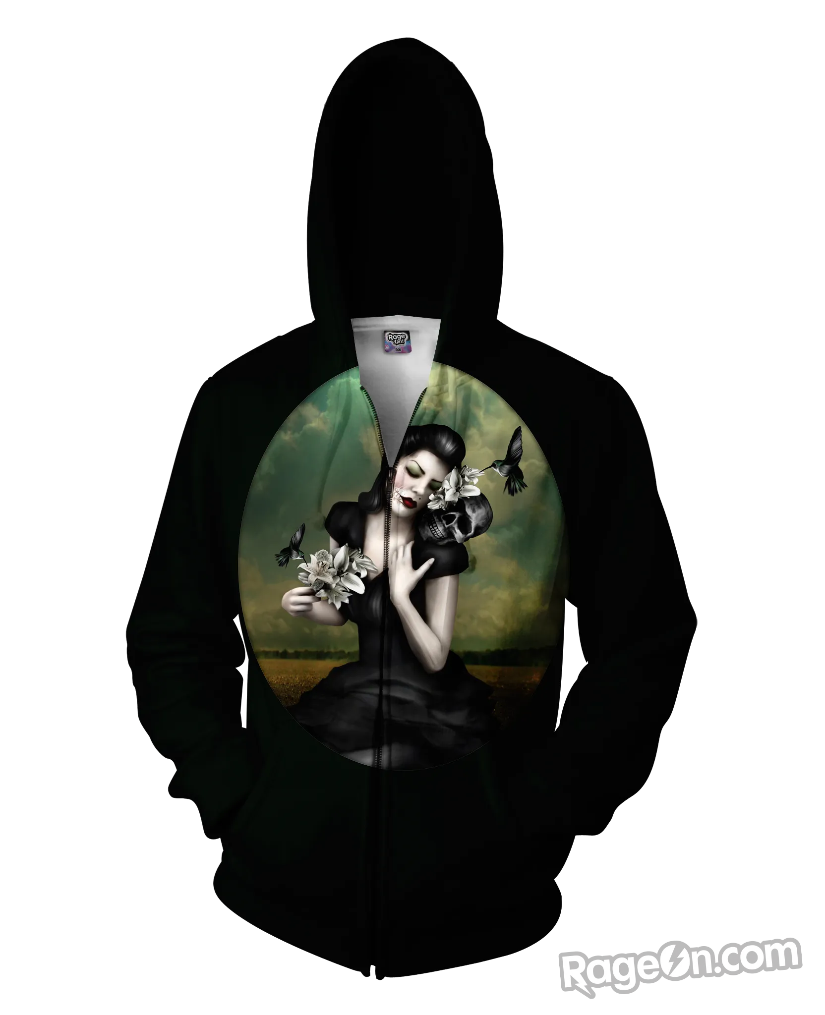 Exit Ghost Zip-Up Hoodie