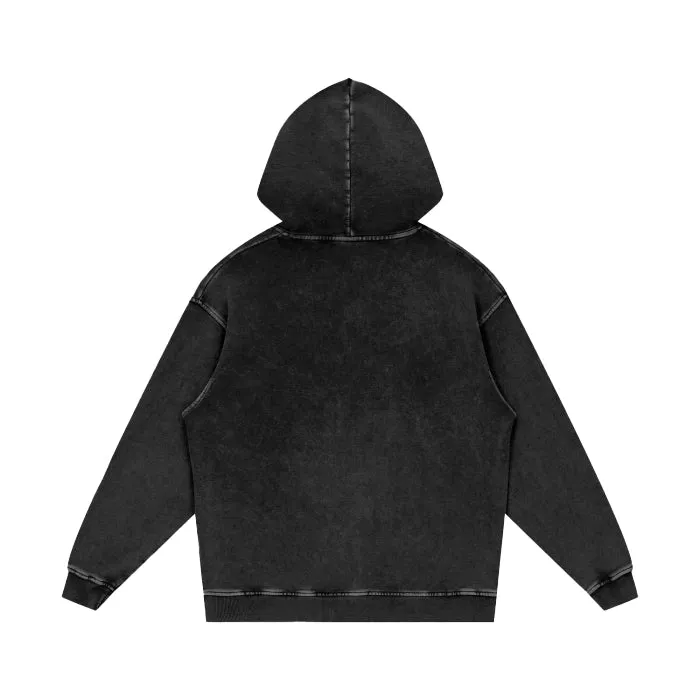 Exquisite Creature Acid Wash Oversize Hoodie Unisex