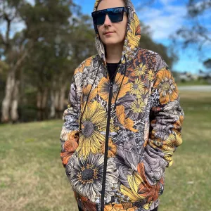 Fall Flowers | Zip Up Hoodie
