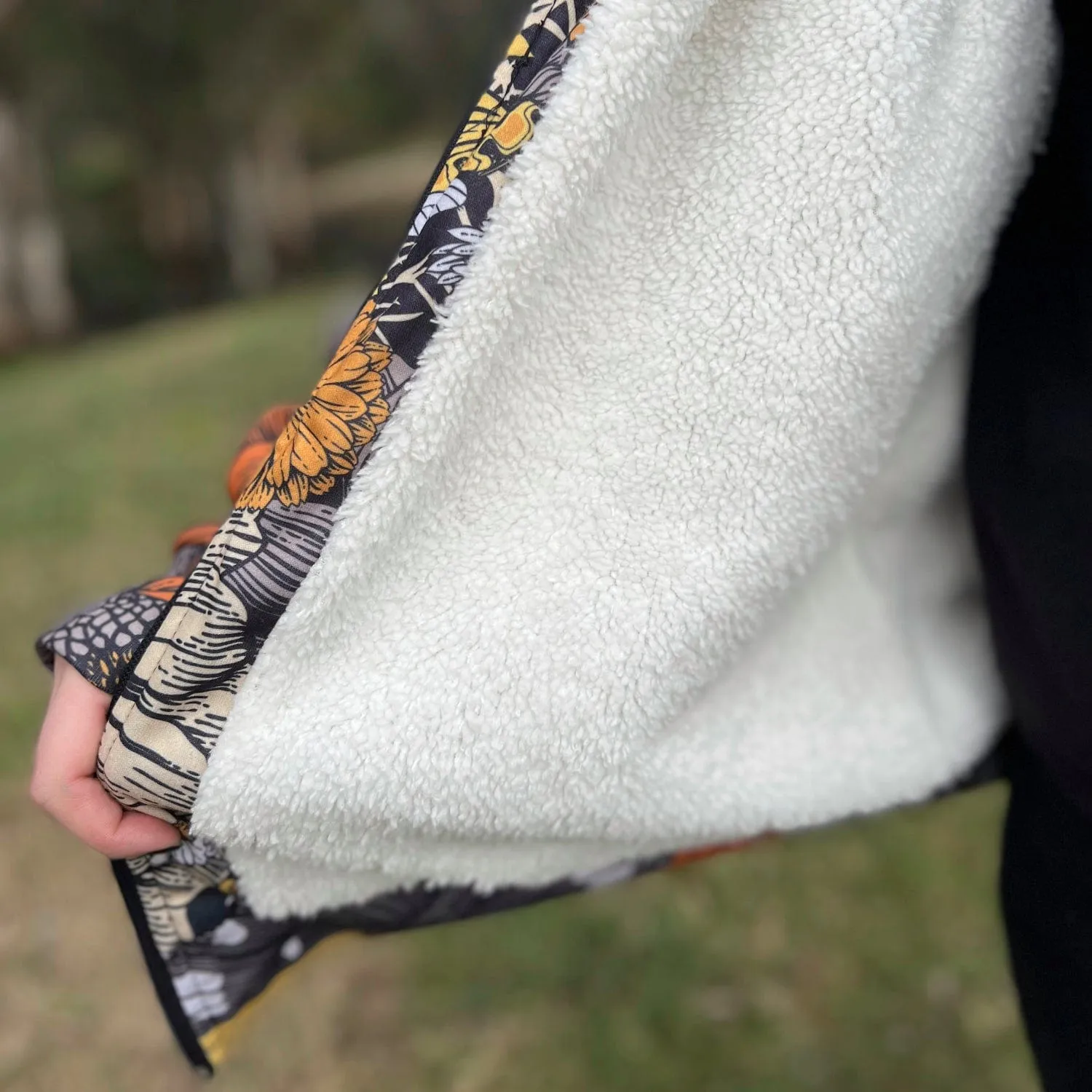 Fall Flowers | Zip Up Hoodie