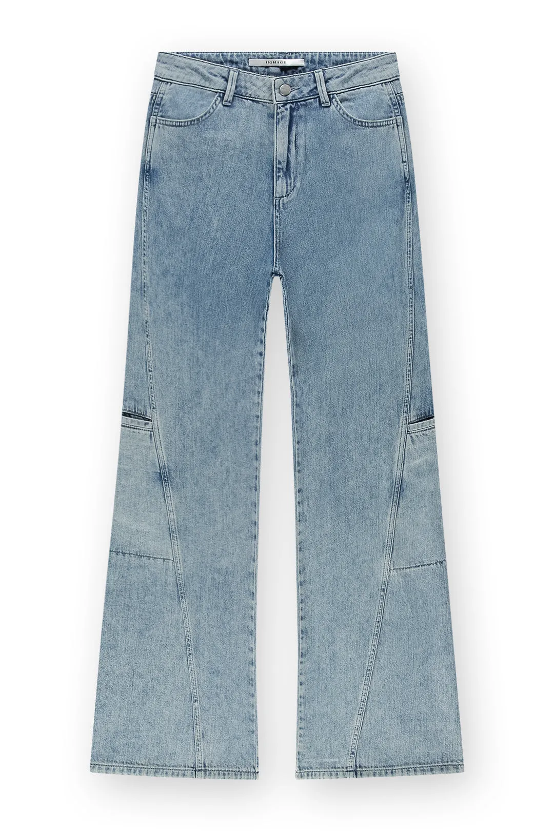 Farrah - Wide Leg Jeans With Side Pockets