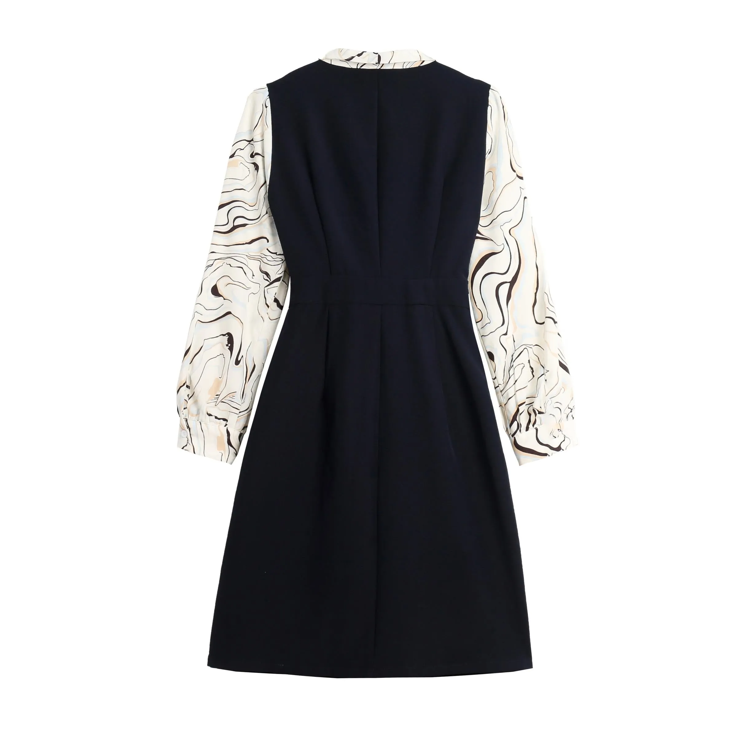 Fashionable and Slimming Women's Tea Dress for Effortless Chic
