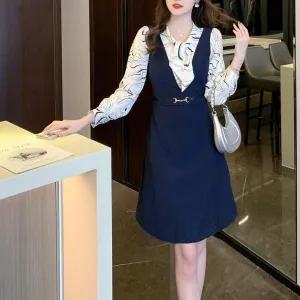 Fashionable and Slimming Women's Tea Dress for Effortless Chic