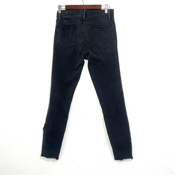 Frame Black Le High Skinny Jeans