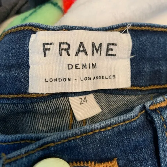 Frame Denim Le Skinny De Jeanne Tie Dye Jeans