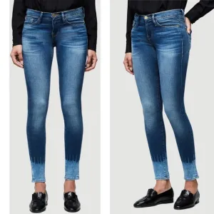 Frame Denim Le Skinny De Jeanne Tie Dye Jeans